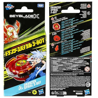 Beyblade X Dranzer Spiral 3-80T Anniversary X-Over with Battling Top & Launcher