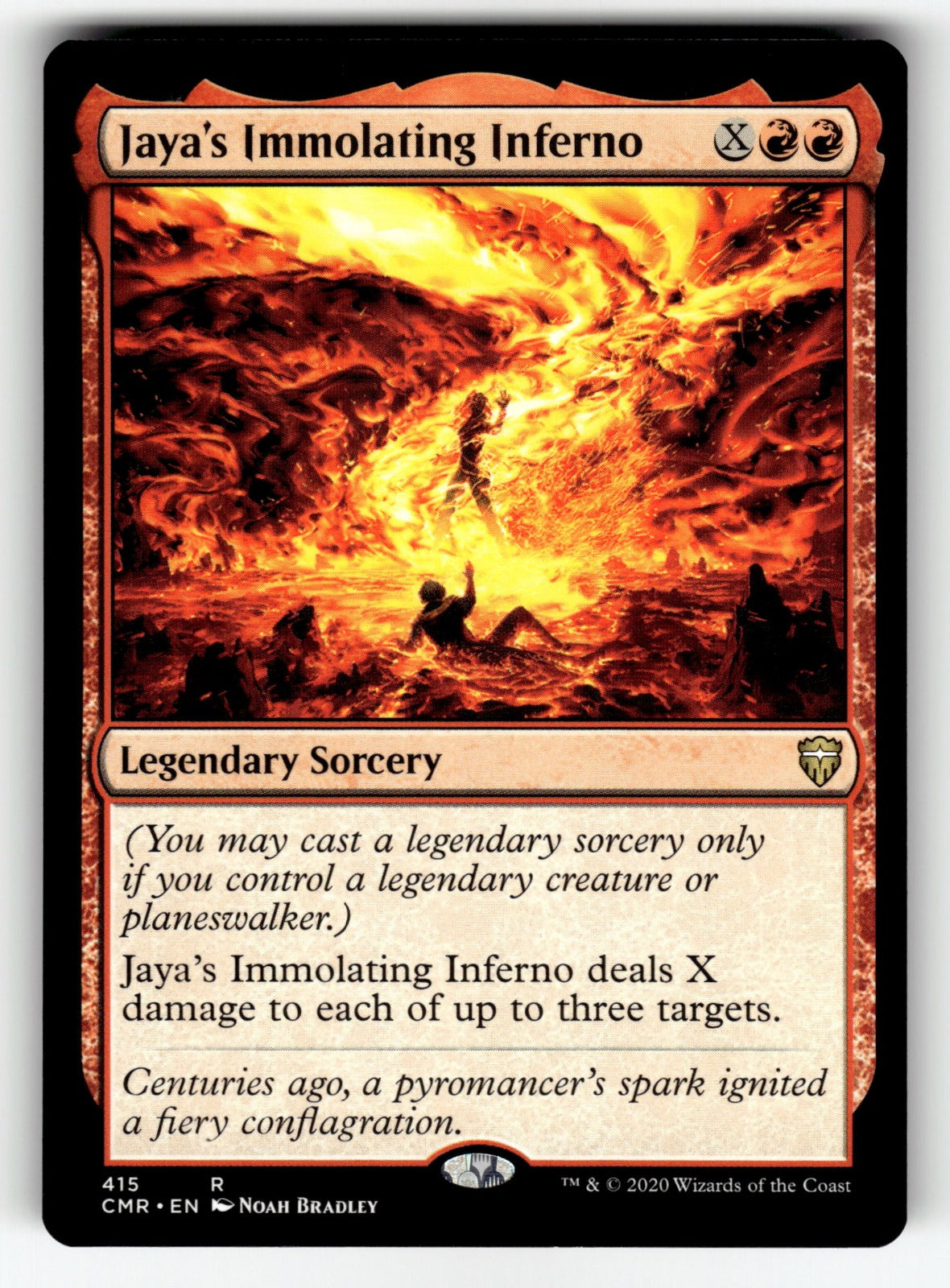 Jaya's Immolating Inferno – 415 CMR: Commander Legends R NM