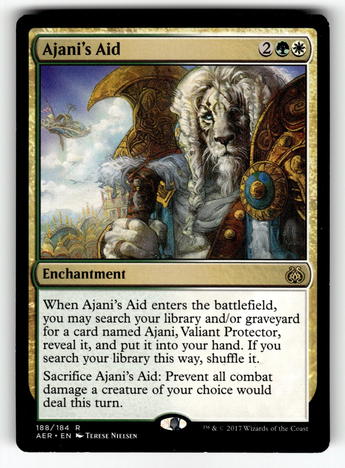 Ajani's Aid – 188 AER: Aether Revolt R LP
