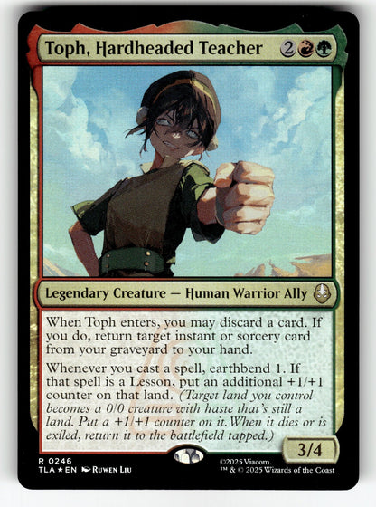 Toph, Hardheaded Teacher – 246 TLA: Avatar: The Last Airbender R Foil NM