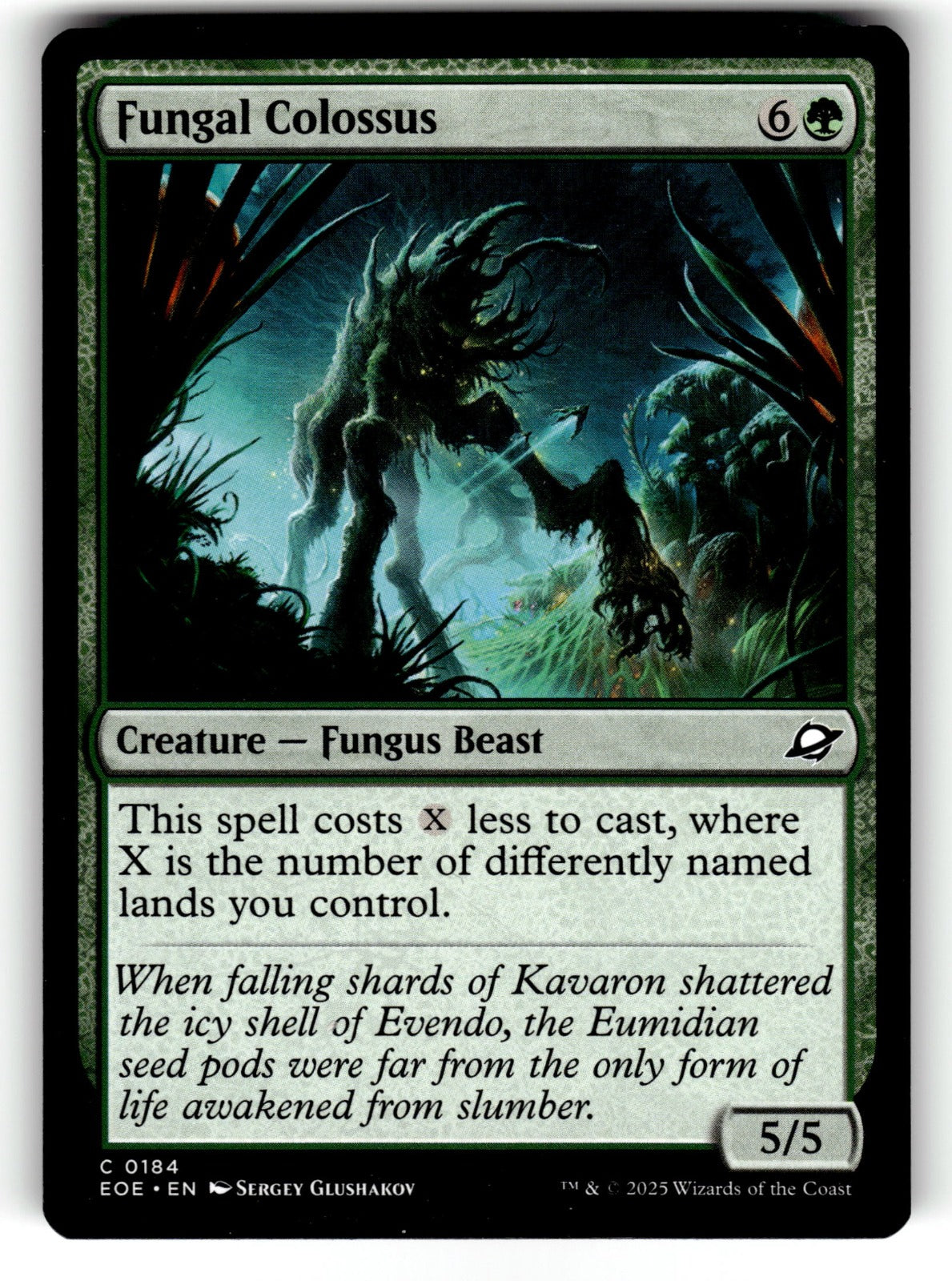 Fungal Colossus – 184 EOE: Edge of Eternities C NM