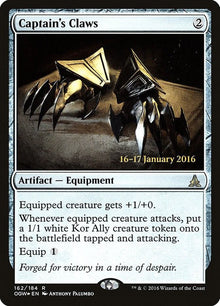 Captain's Claws – 162 PRE: Prerelease Cards R Foil NM