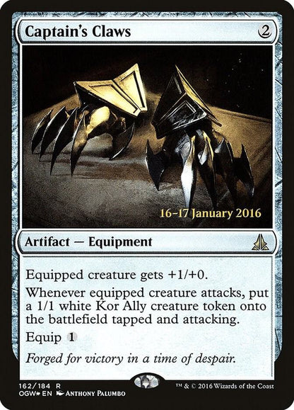 Captain's Claws – 162 PRE: Prerelease Cards R Foil NM