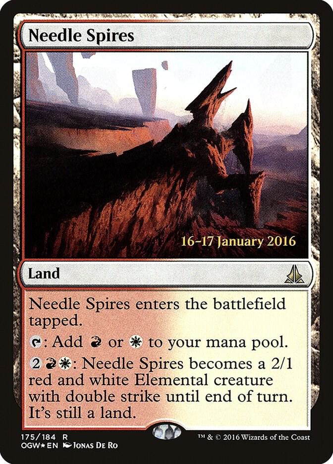 Needle Spires – 175 PRE: Prerelease Cards R Foil LP