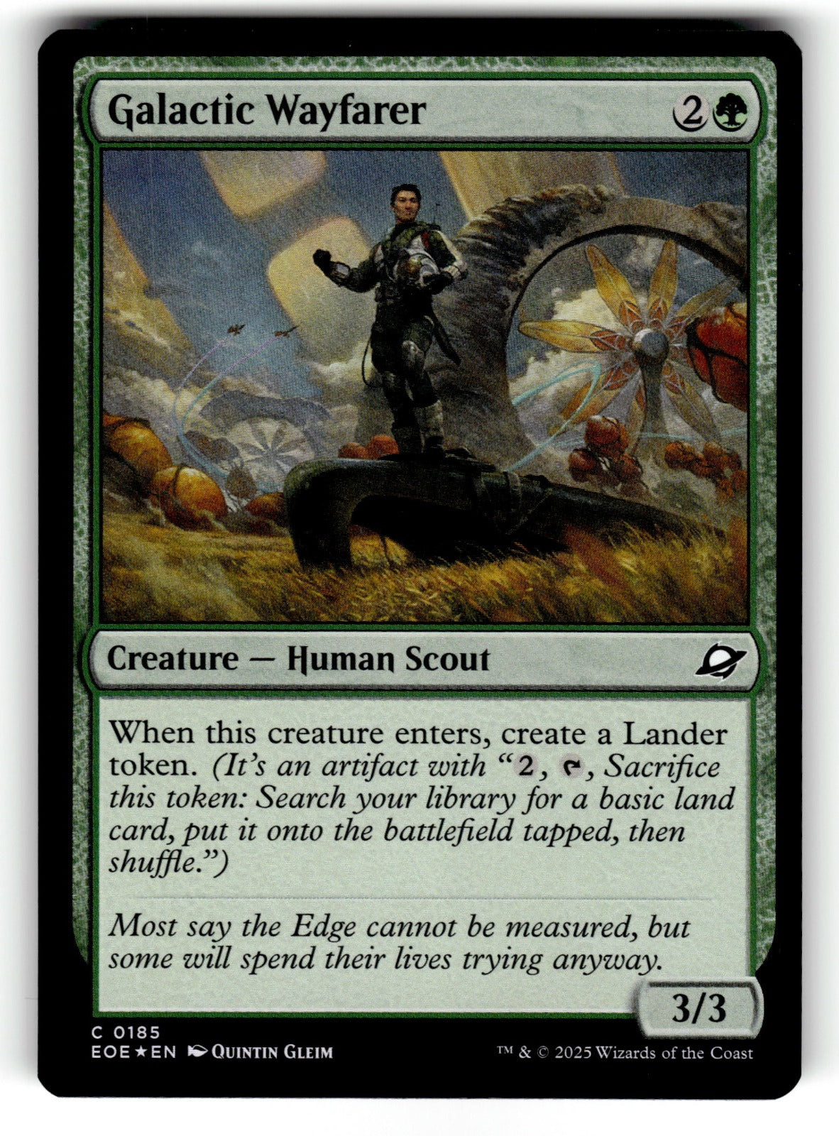 Galactic Wayfarer – 185 EOE: Edge of Eternities C Foil NM