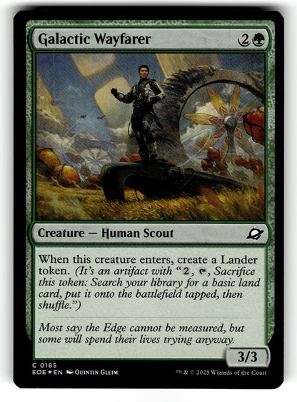 Galactic Wayfarer – 185 EOE: Edge of Eternities C Foil NM