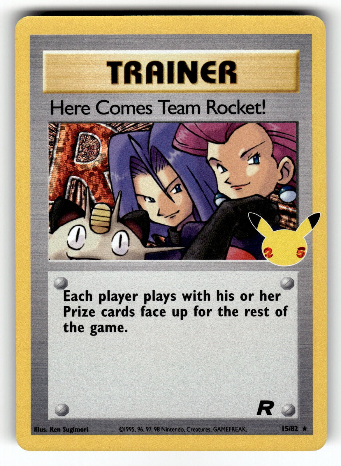 Here Comes Team Rocket! – 15/82 CCC: Celebrations: Classic Collection Classic Collection Holo NM