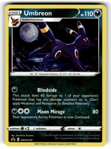 Umbreon – SWSH129 SWSD: SWSH: Sword & Shield Promo Cards Promo Holo NM