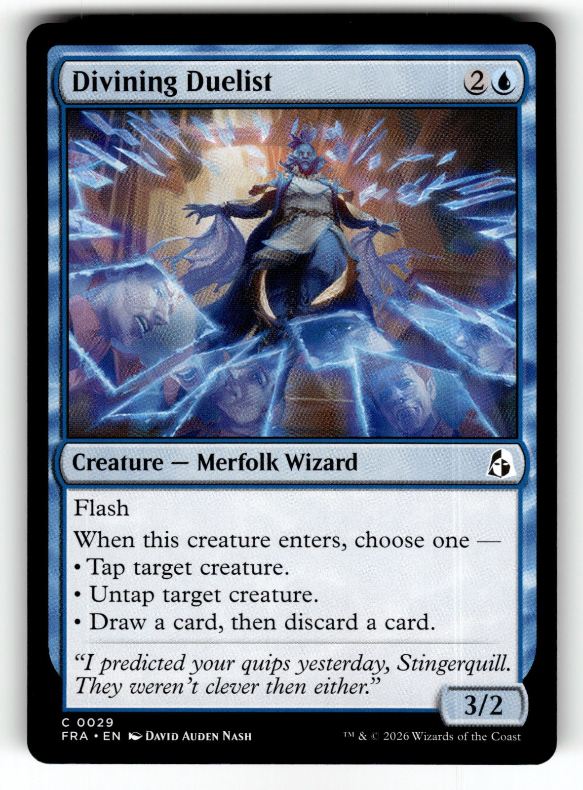 Divining Duelist – 29 FRA: Reality Fracture C NM