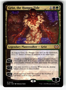 Grist, the Hunger Tide – 220 DSC: Commander: Duskmourn: House of Horror M NM