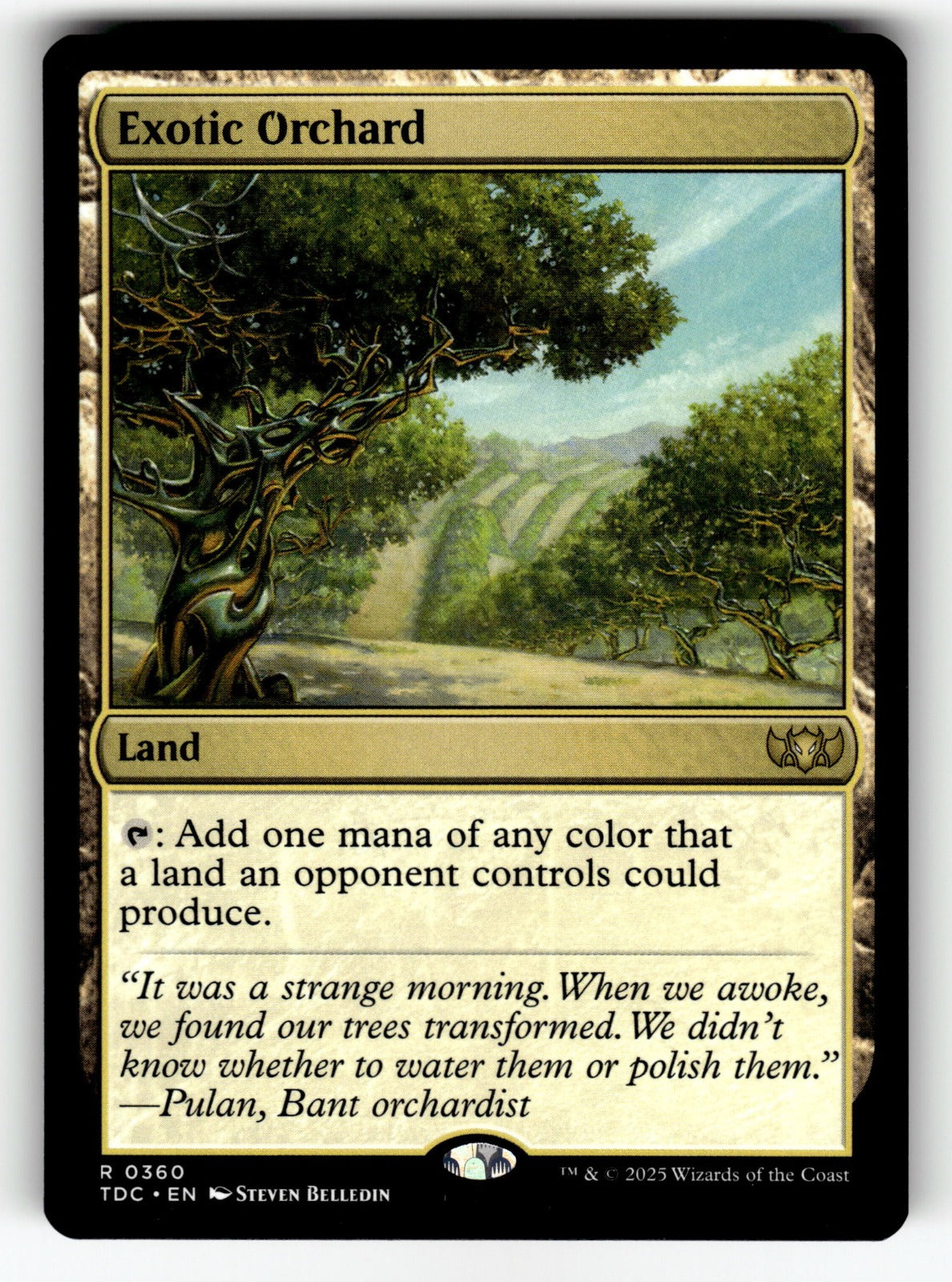 Exotic Orchard – 360 TDC: Commander: Tarkir: Dragonstorm R NM