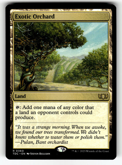 Exotic Orchard – 360 TDC: Commander: Tarkir: Dragonstorm R NM