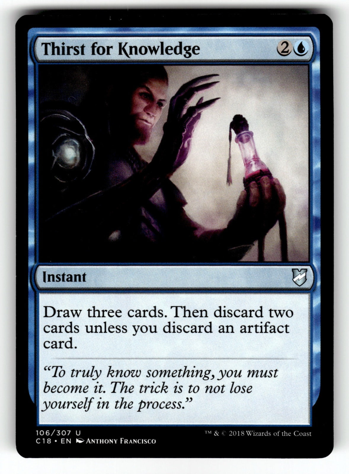 Thirst for Knowledge – 106 C18: Commander 2018 U NM