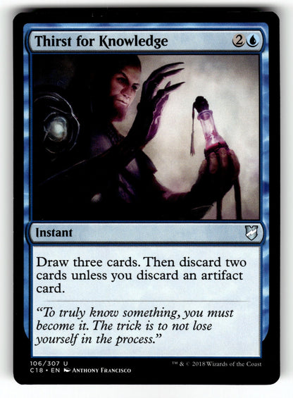 Thirst for Knowledge – 106 C18: Commander 2018 U NM
