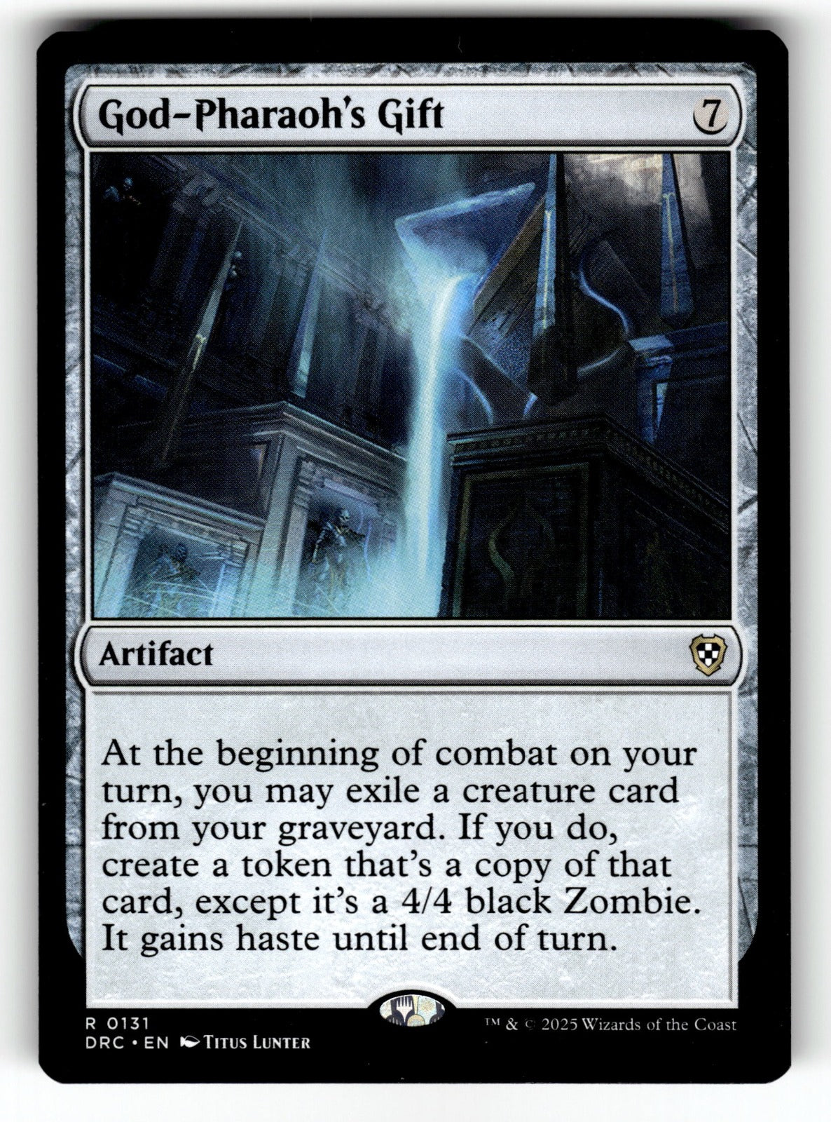 God-Pharaoh's Gift – 131 DRC: Commander: Aetherdrift R LP