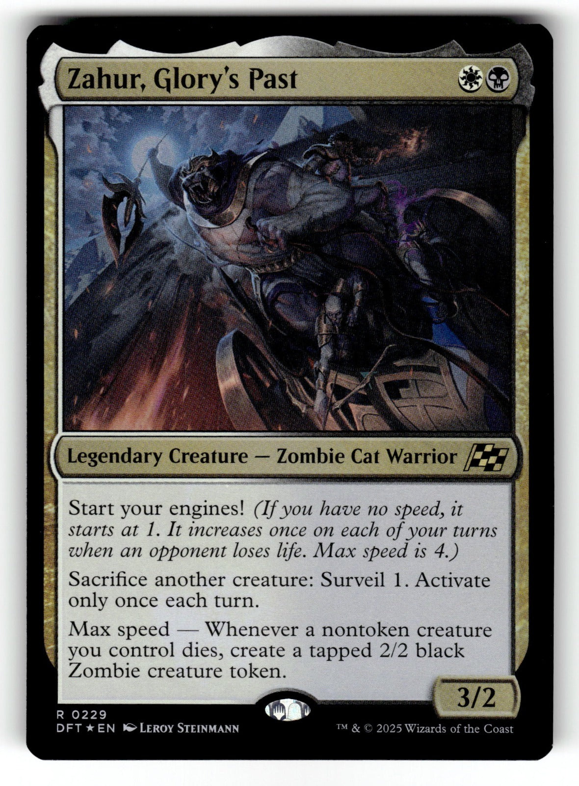 Zahur, Glory's Past – 229 DFT: Aetherdrift R FoilNM