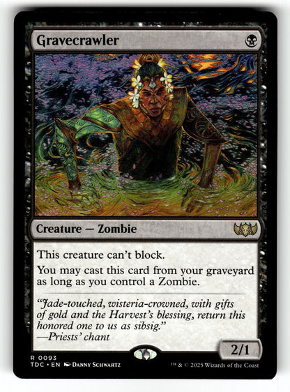 Gravecrawler – 93 TDC: Commander: Tarkir: Dragonstorm R NM