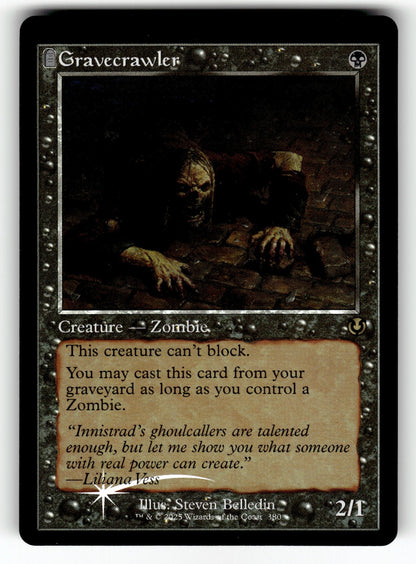 Gravecrawler (Retro Frame) – 380 INR: Innistrad Remastered R Foil NM
