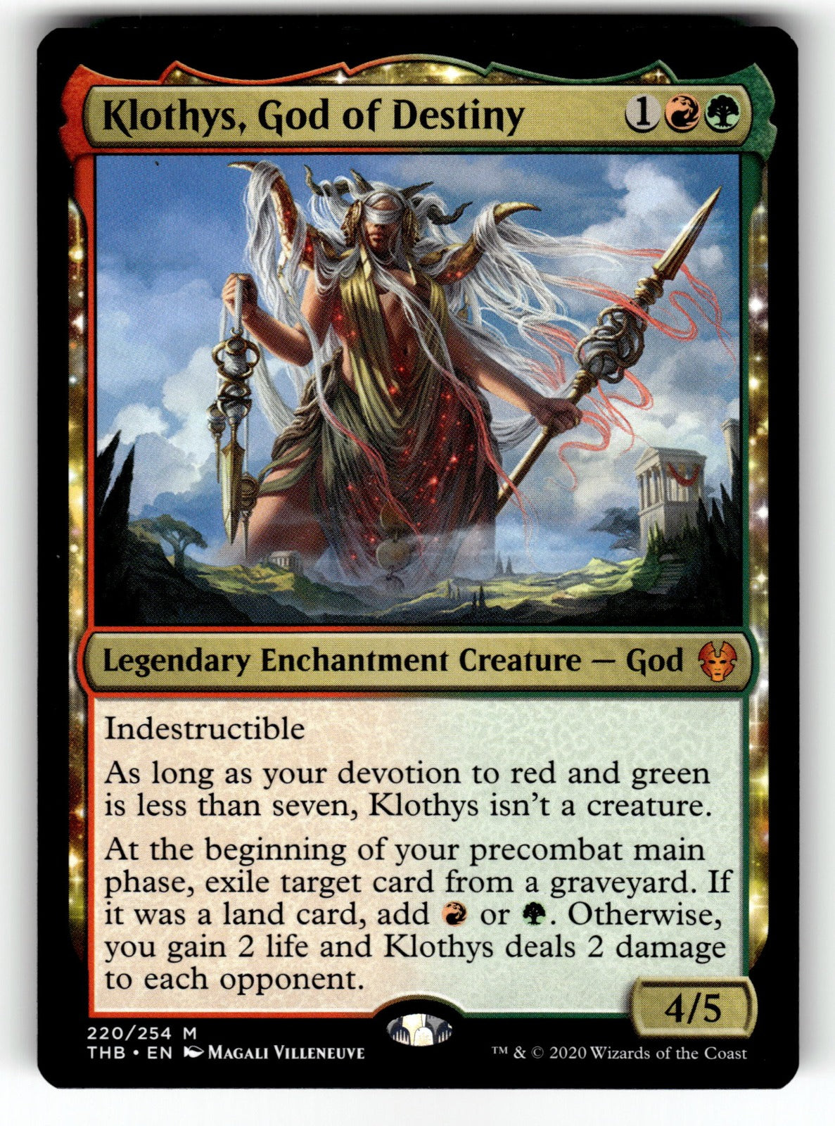 Klothys, God of Destiny – 220 THB: Theros Beyond Death M NM