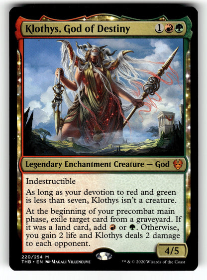 Klothys, God of Destiny – 220 THB: Theros Beyond Death M NM
