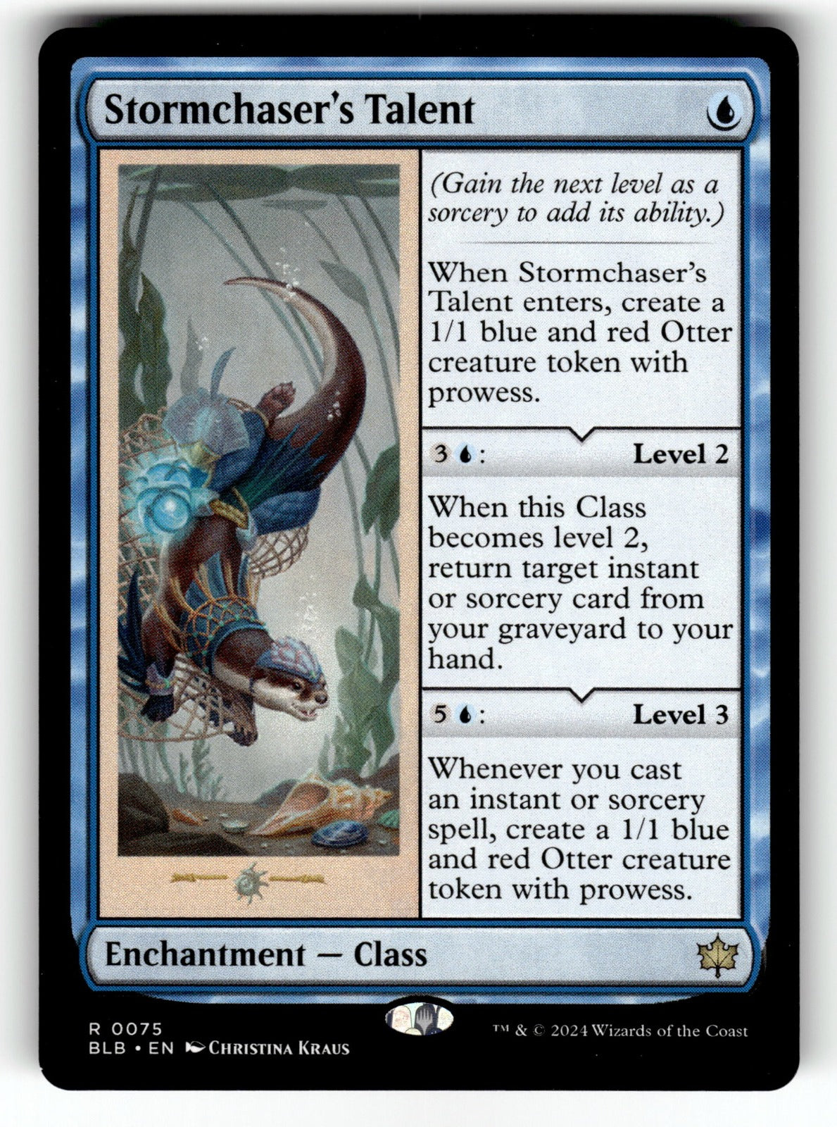 Stormchaser's Talent – 75 BLB: Bloomburrow R NM