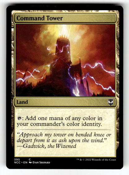 Command Tower – 395 NCC: Commander: Streets of New Capenna C NM