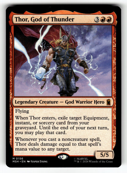 Thor, God of Thunder – 156 MSH: Marvel Super Heroes M NM