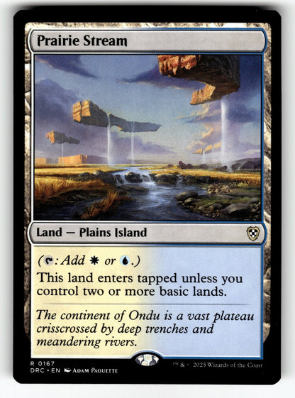 Prairie Stream – 167 DRC: Commander: Aetherdrift R NM