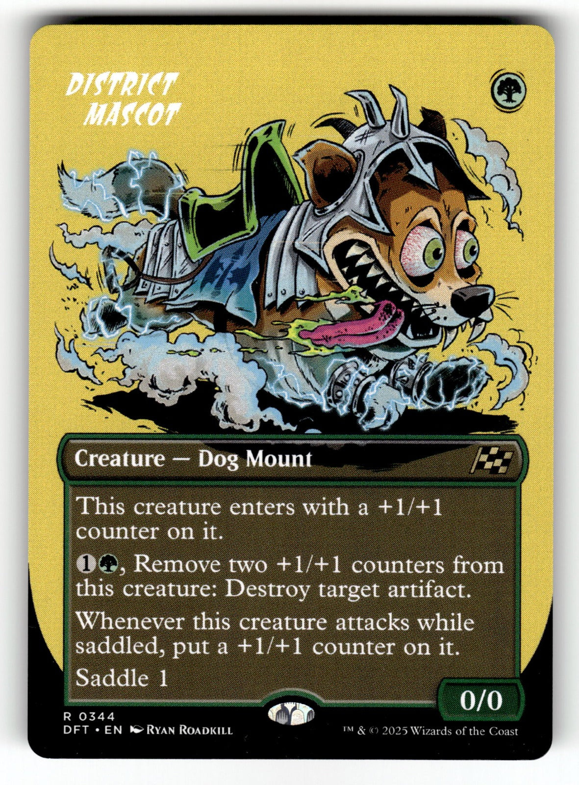District Mascot (Borderless) – 344 DFT: Aetherdrift R NM