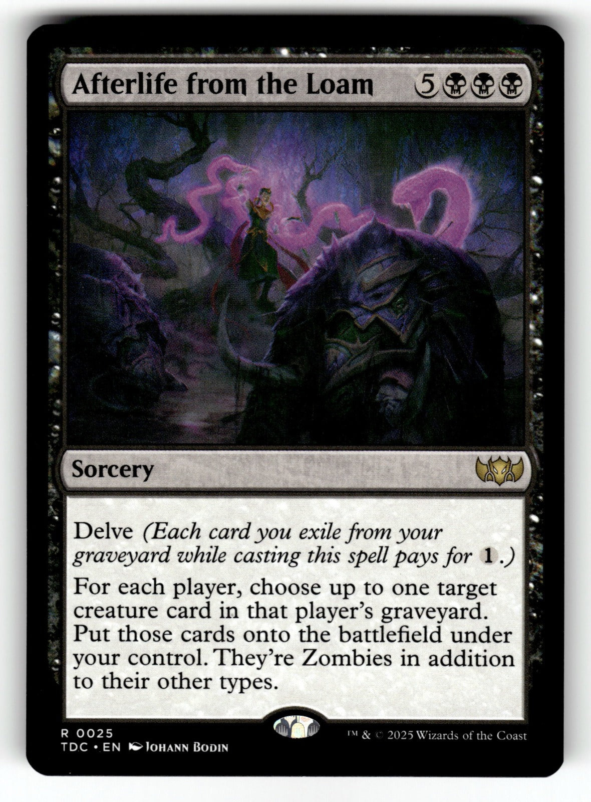 Afterlife from the Loam – 25 TDC: Commander: Tarkir: Dragonstorm R NM