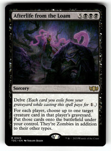 Afterlife from the Loam – 25 TDC: Commander: Tarkir: Dragonstorm R NM