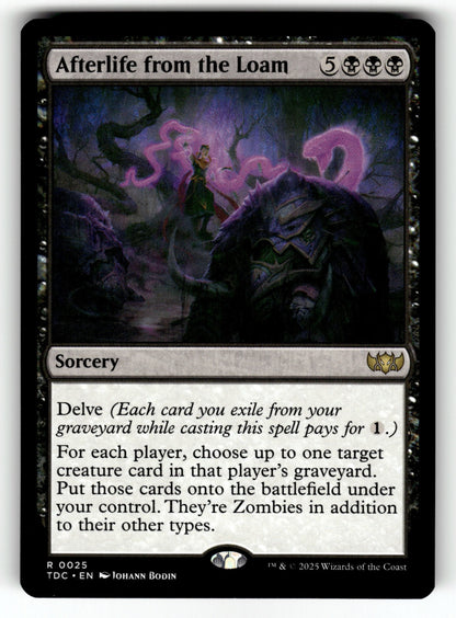 Afterlife from the Loam – 25 TDC: Commander: Tarkir: Dragonstorm R NM