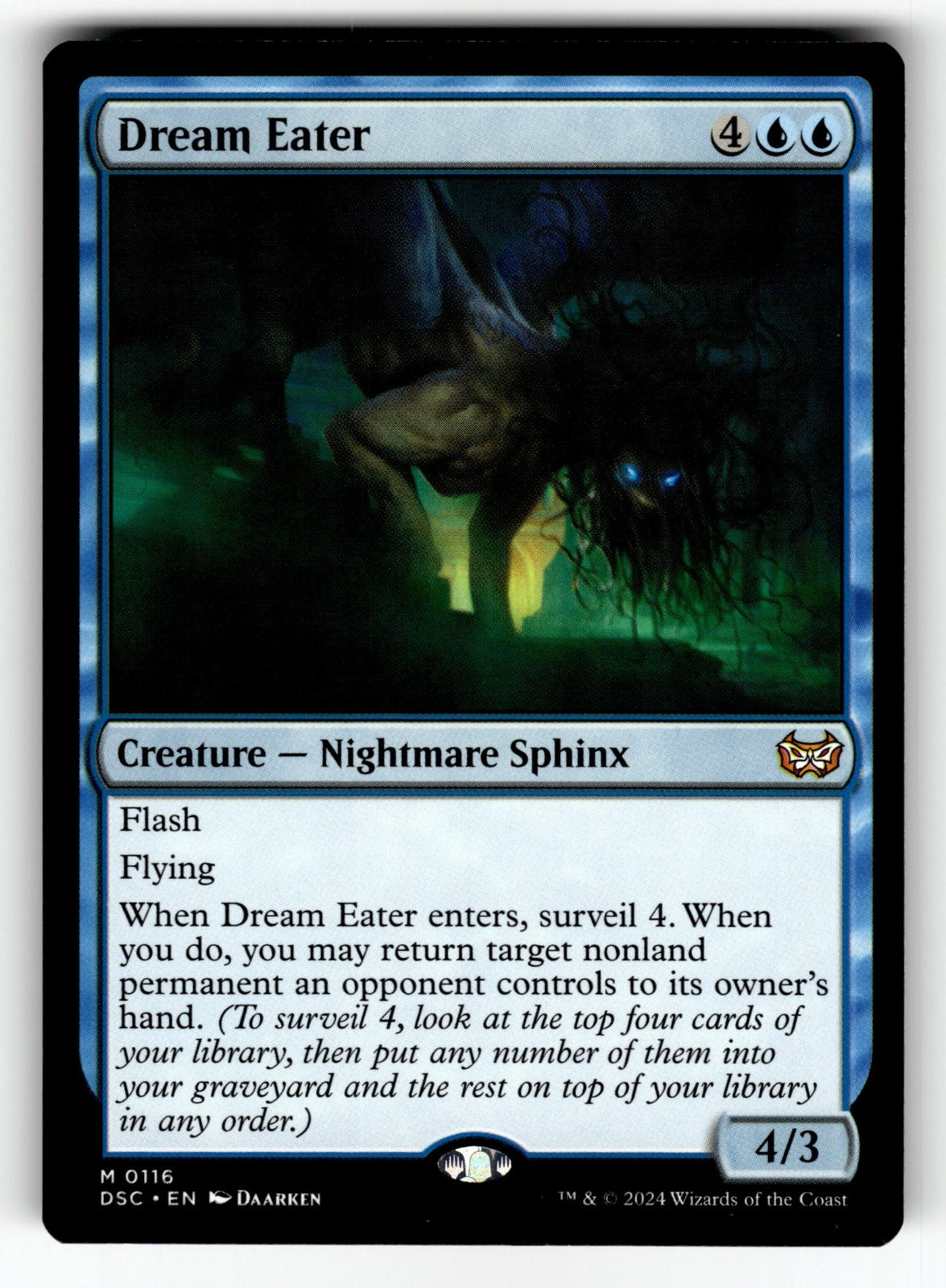 Dream Eater – 116 DSC: Commander: Duskmourn: House of Horror M NM