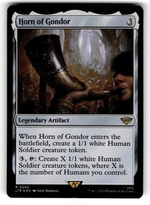 Horn of Gondor – 240 LTR: Universes Beyond: The Lord of the Rings: Tales of Middle-earth R Foil NM