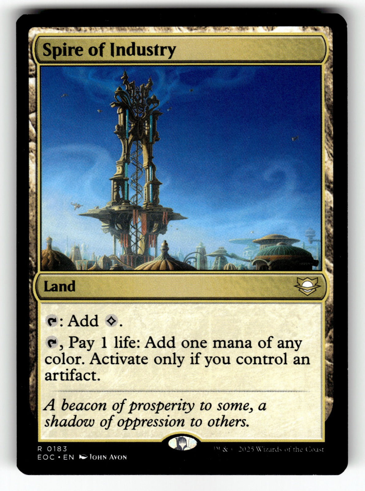 Spire of Industry – 183 EOC: Commander: Edge of Eternities R NM