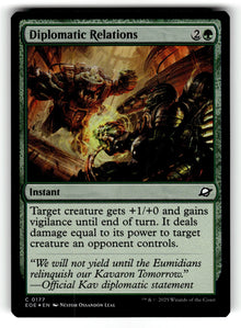 Diplomatic Relations – 177 EOE: Edge of Eternities C Foil NM