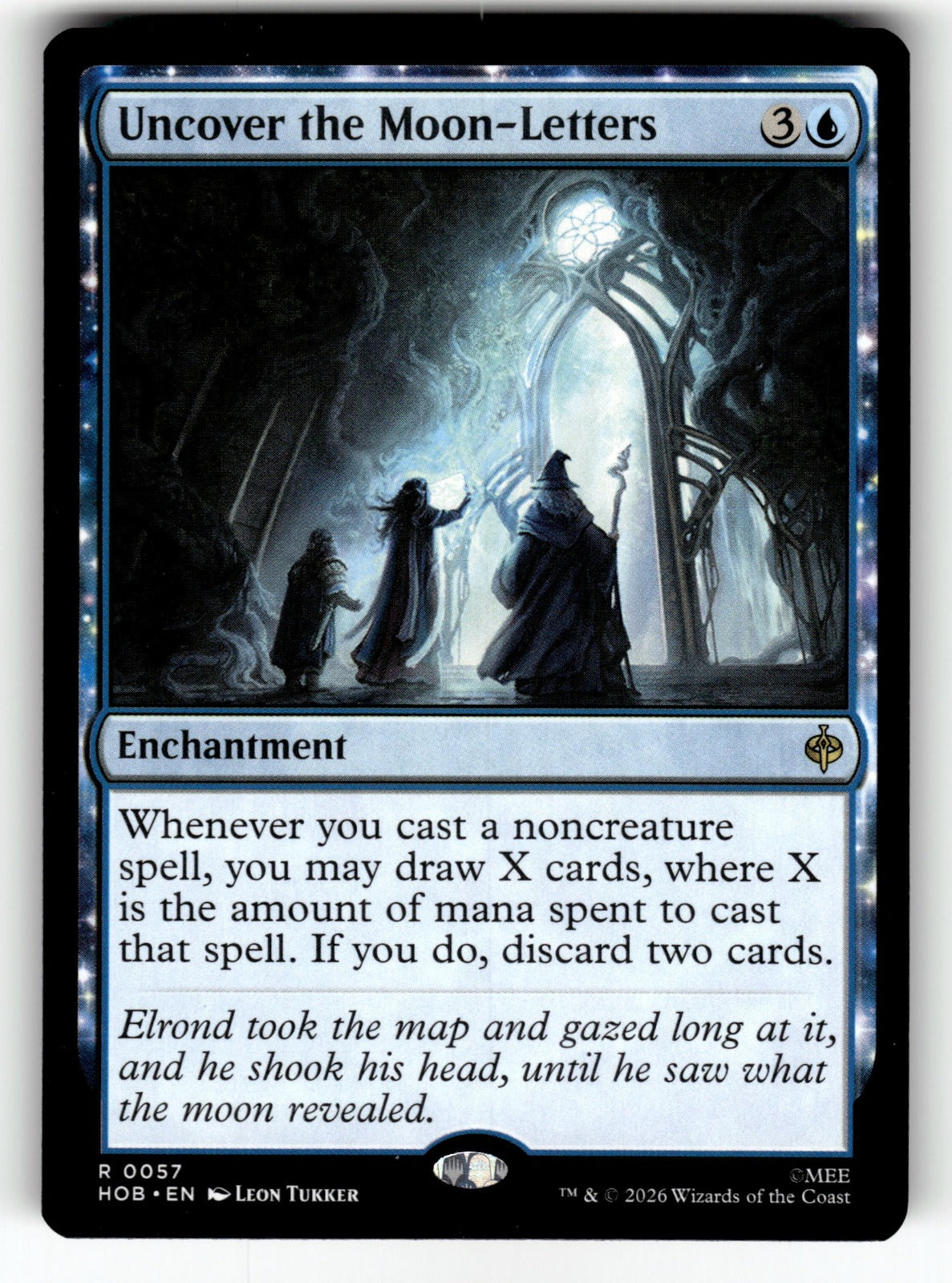 Uncover the Moon-Letters – 57 HOB: The Hobbit R NM