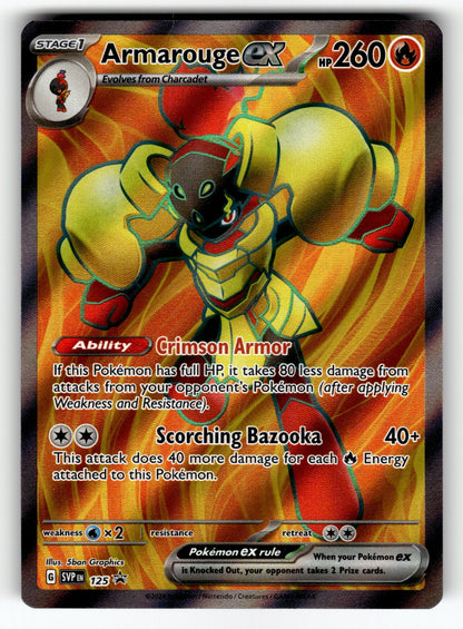 Armarouge ex – 125 SVP: SV: Scarlet & Violet Promo Cards Promo HoloNM