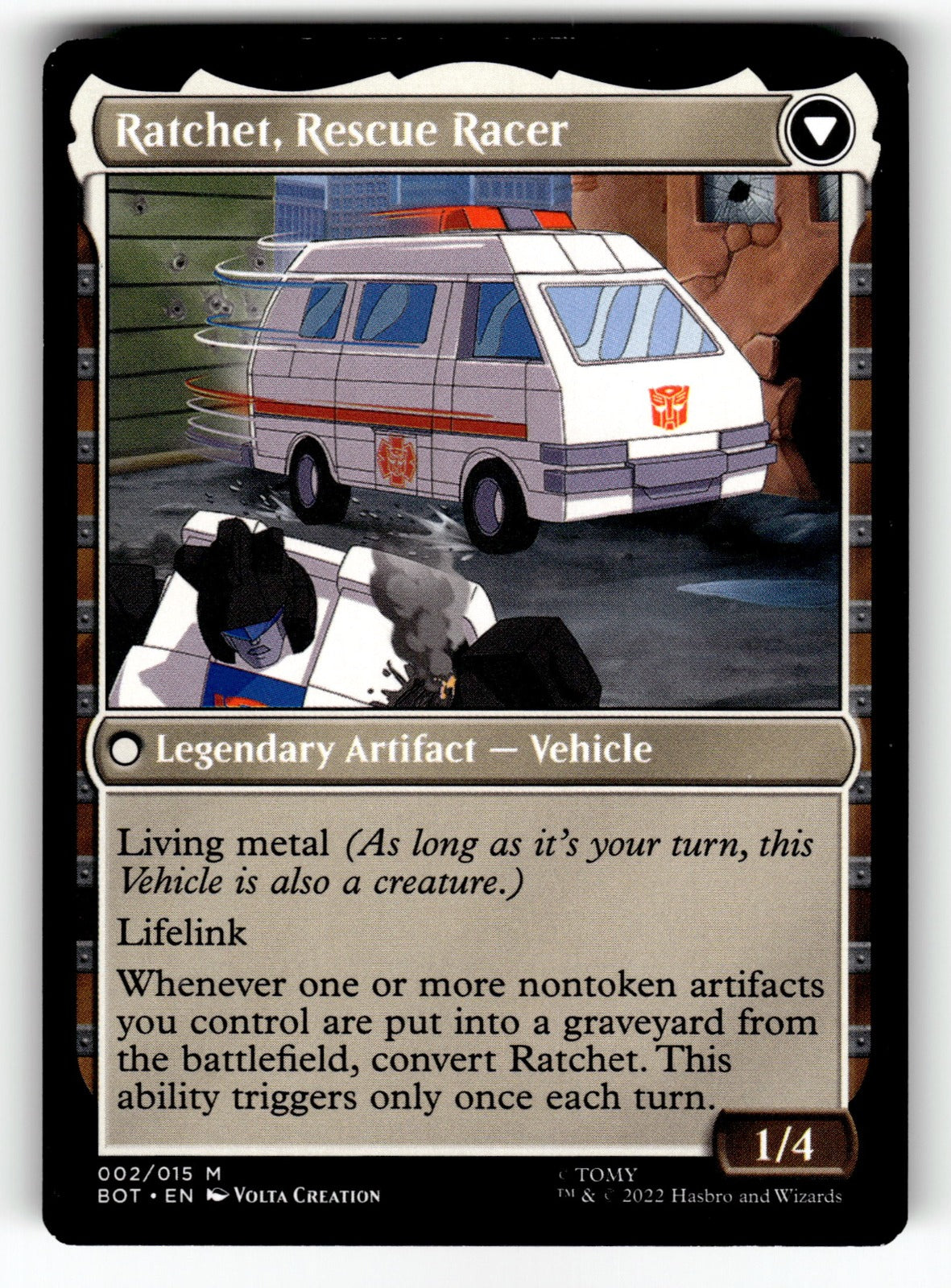 Ratchet, Field Medic – 2 BOT: Universes Beyond: Transformers M NM