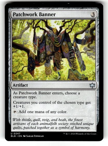 Patchwork Banner – 247 BLB: Bloomburrow U NM