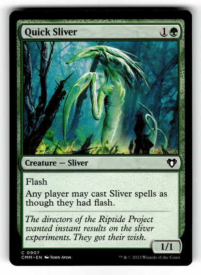 Quick Sliver – 907 CMM: Commander Masters C NM