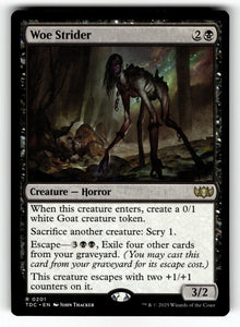 Woe Strider – 201 TDC: Commander: Tarkir: Dragonstorm R NM