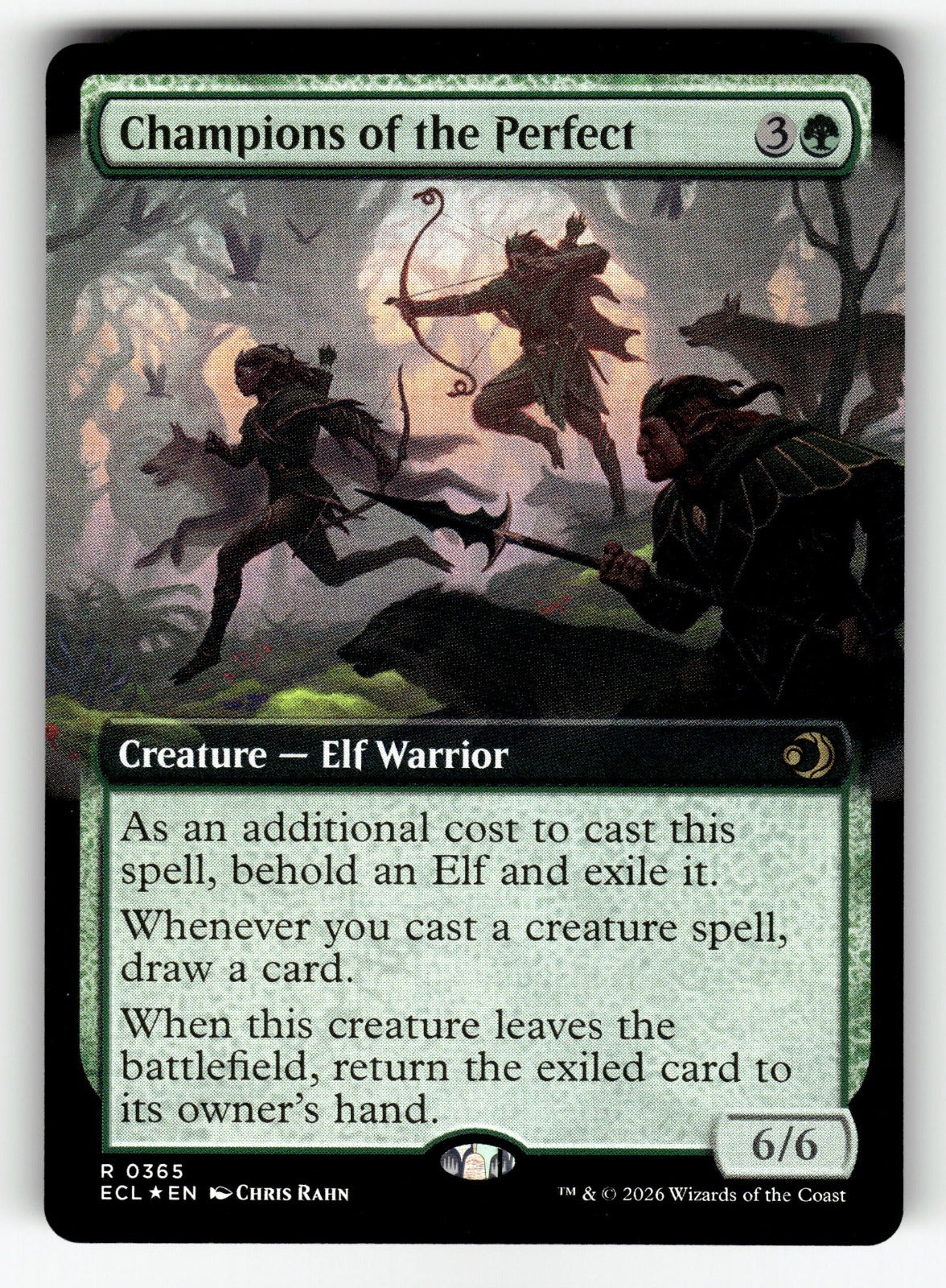 Champions of the Perfect (Extended Art) – 365 ECL: Lorwyn Eclipsed R Foil NM