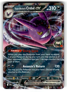 Team Rocket's Crobat ex – 122/182 DRI: SV10: Destined Rivals Double Rare HoloNM