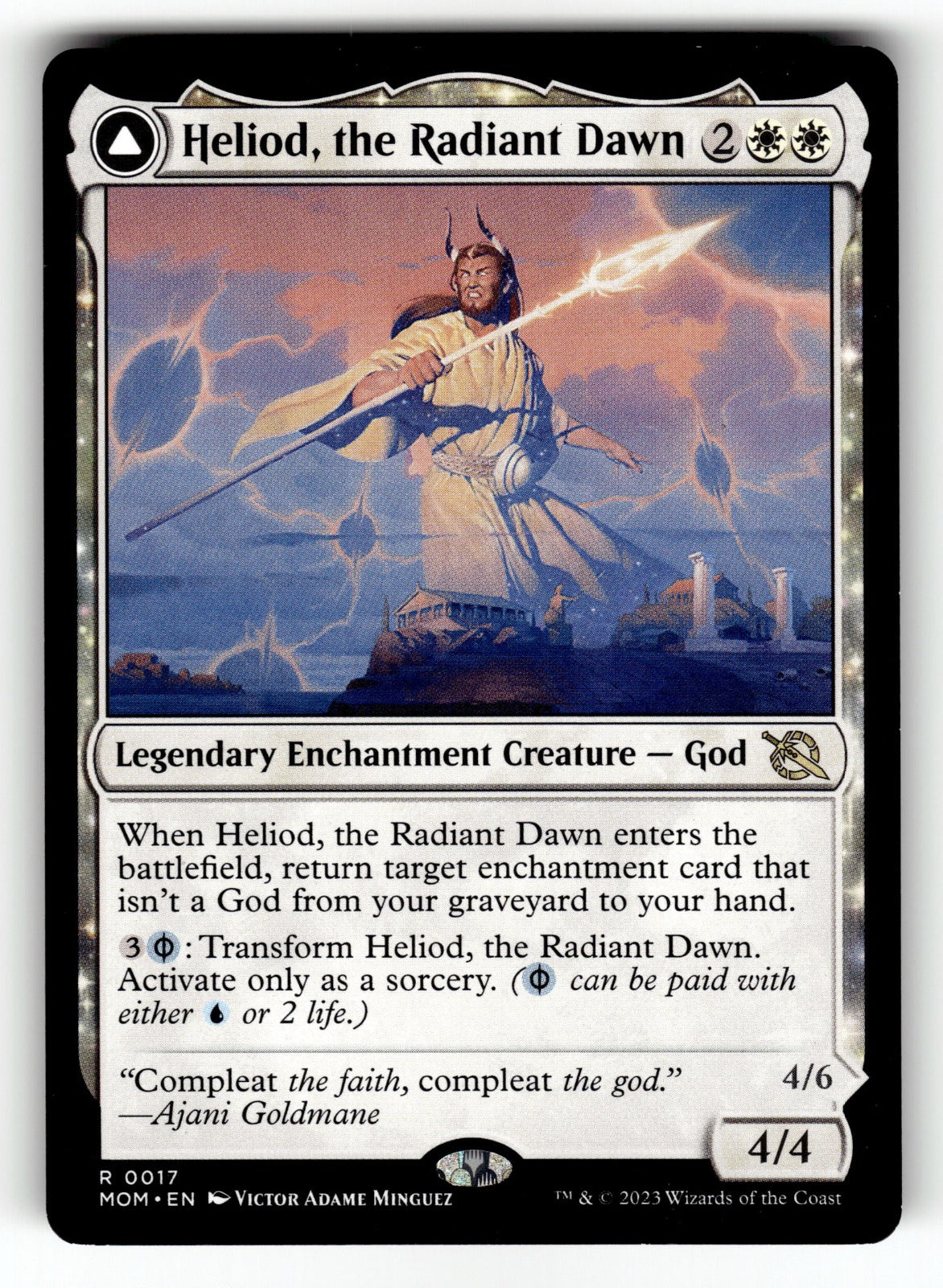 Heliod, the Radiant Dawn – 17 MOM: March of the Machine R NM