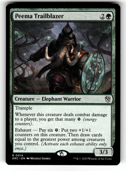 Peema Trailblazer – 14 DRC: Commander: Aetherdrift R NM