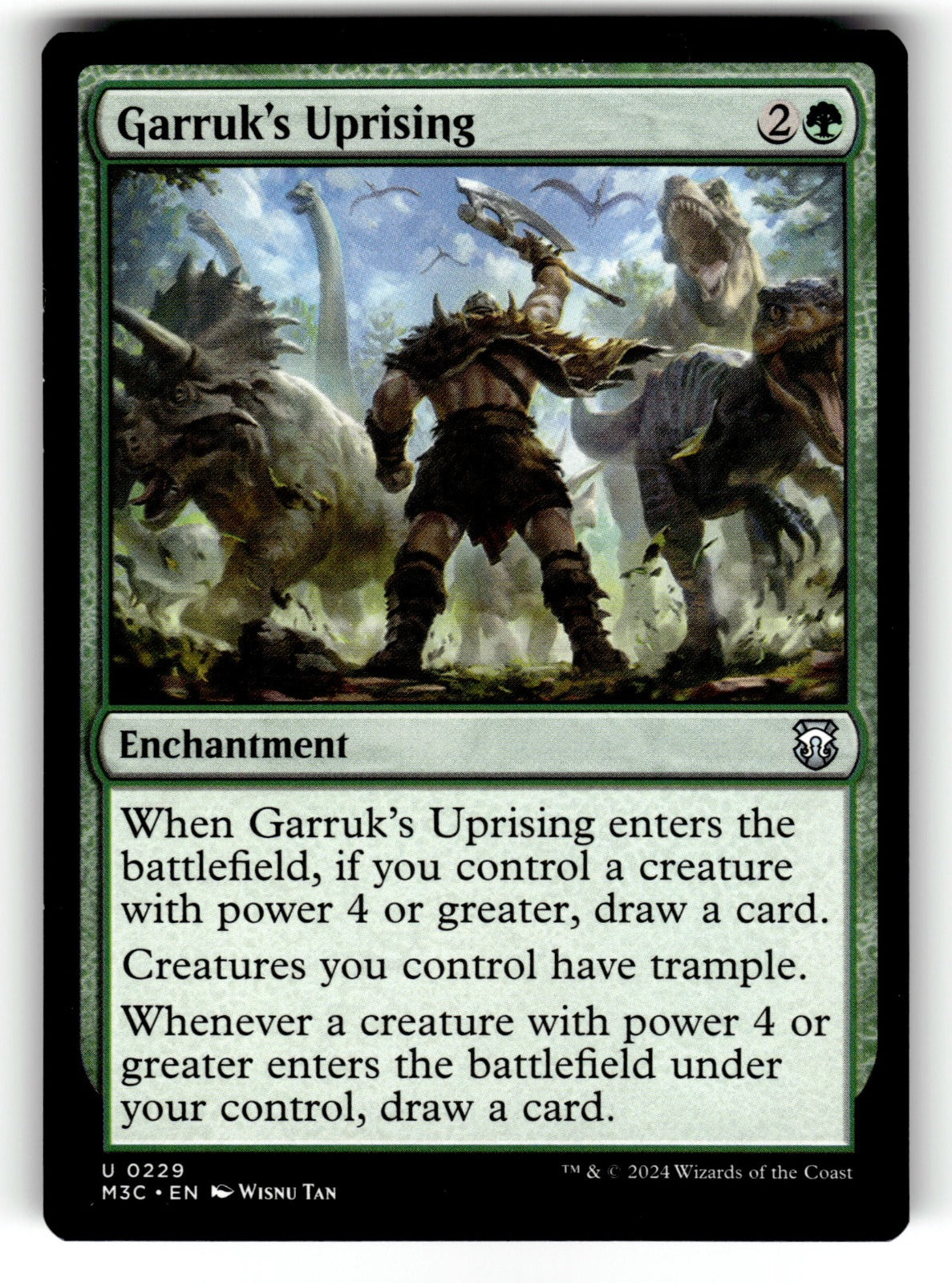 Garruk's Uprising – 229 M3C: Commander: Modern Horizons 3 U NM