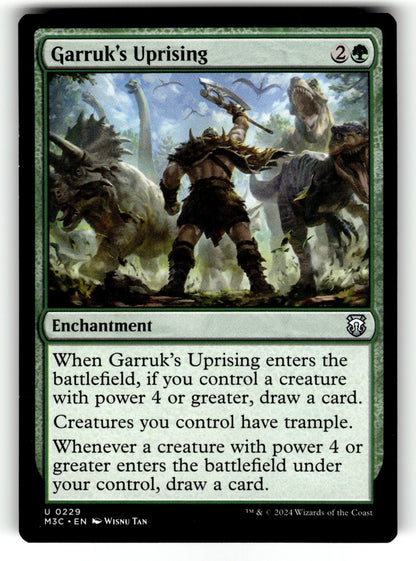 Garruk's Uprising – 229 M3C: Commander: Modern Horizons 3 U NM