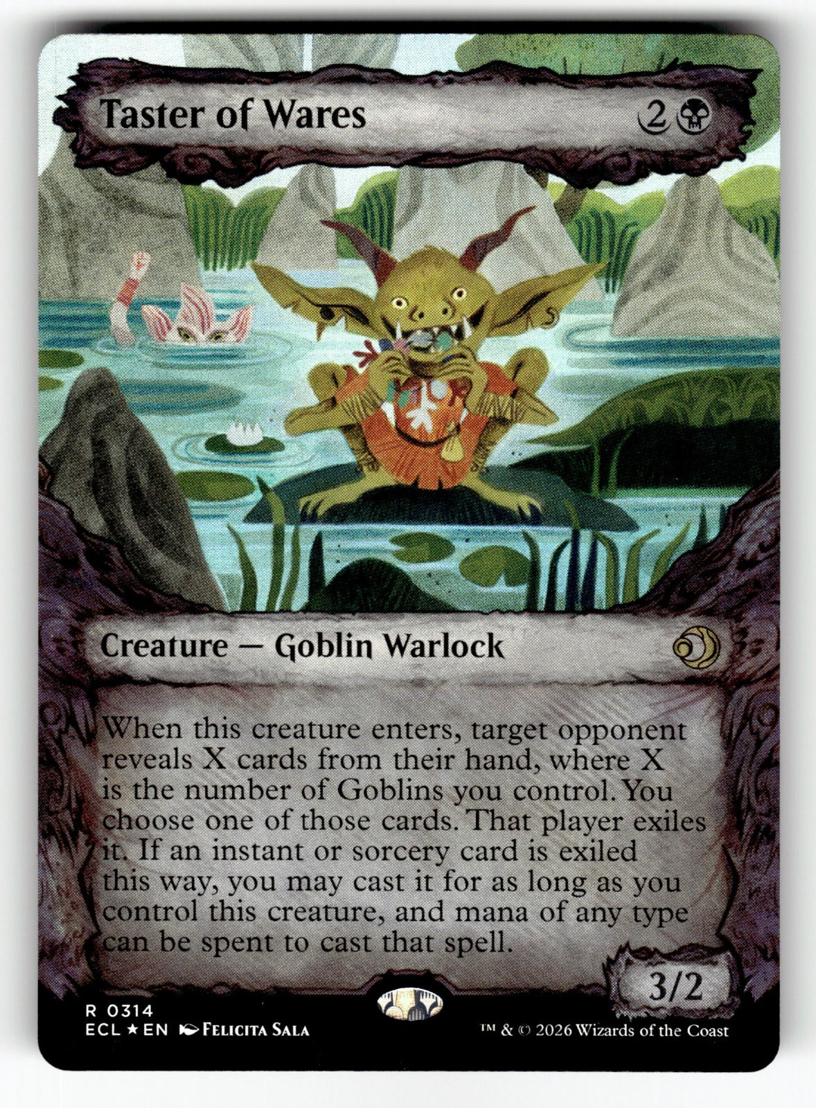 Taster of Wares (Showcase) – 314 ECL: Lorwyn Eclipsed R Foil NM