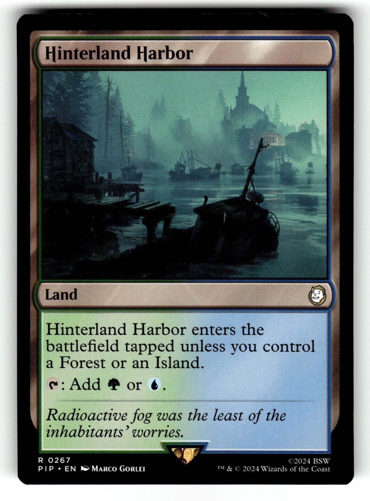 Hinterland Harbor – 267 PIP: Universes Beyond: Fallout R NM